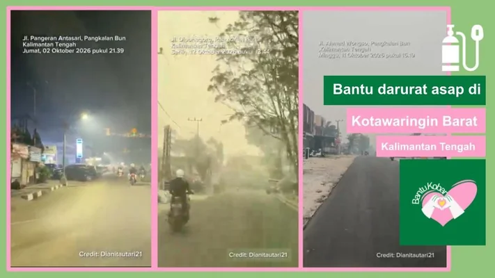 Donasi Darurat Asap di Kotawaringin Barat