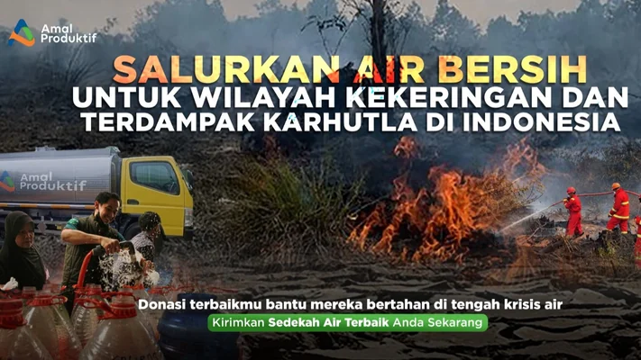 Donasi Darurat AIR! Bantu Indonesia Hadapi Kekeringan & Karhutla